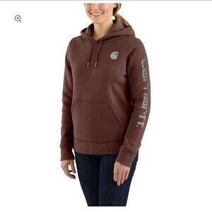 Carhartt Women's Chestnut Hoodie - Size Large